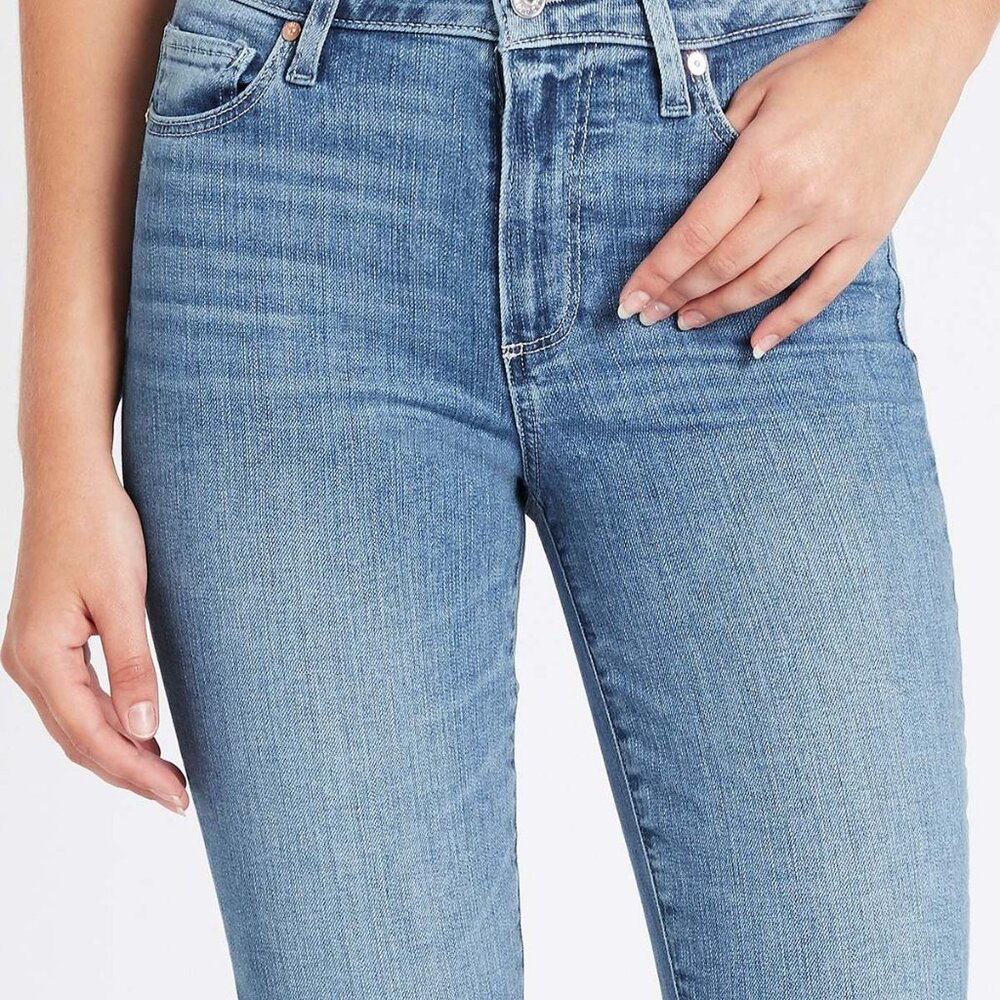 PAIGE Light‎ Wash Denim Jeans Hoxton Crop Style Size 27